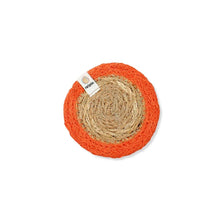 Load image into Gallery viewer, Seagrass &amp; Jute Coasters (Set of 6)