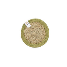Load image into Gallery viewer, Seagrass &amp; Jute Coasters (Set of 6)