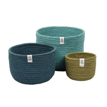 Load image into Gallery viewer, Jute Tall Basket Set (3)