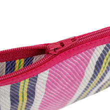 Load image into Gallery viewer, Recycled Woven Pom Pom Pouch