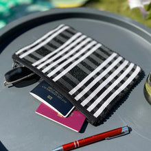 Load image into Gallery viewer, Recycled Woven Pom Pom Pouch