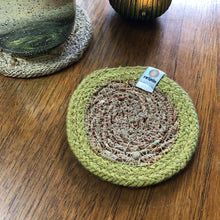Load image into Gallery viewer, Seagrass &amp; Jute Coasters (Set of 6)