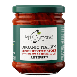 Mr Organic Sundried Tomatoes with Capers & Herbs 190g