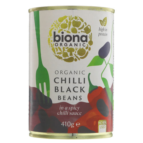 Biona Chilli Black Beans ORG 410g
