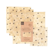 Load image into Gallery viewer, Wild &amp; Stone Beeswax Food Wrap - 4 pack