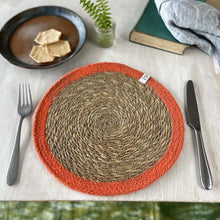 Load image into Gallery viewer, Seagrass &amp; Jute Tablemats (6)
