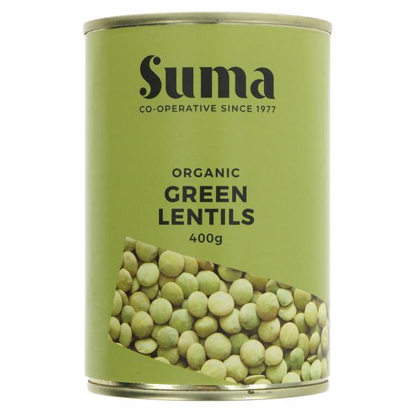Suma Organic Green Lentils 400g (Org)