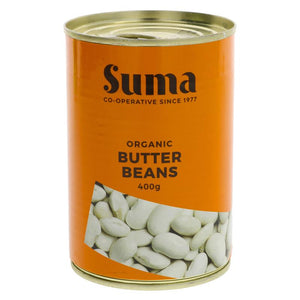 Suma Organic Butter Beans  400g