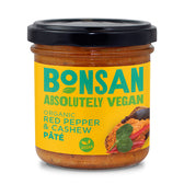 Bonsan - Red Pepper & Cashew Nut Pate 130g