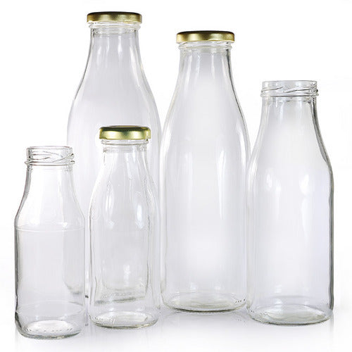Glass Bottles with Metal lid