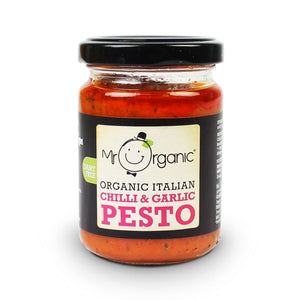 Mr Organic Chilli and Garlic Pesto 130g